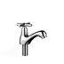 Chrome Plated Brass Cross Single Handle Tap